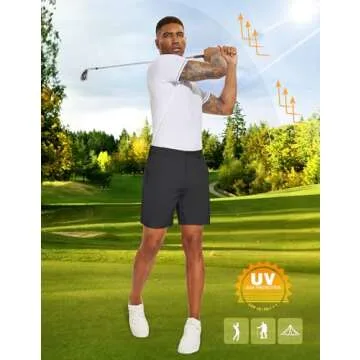 PULI Golf Shorts for Men - Versatile & Comfortable Design