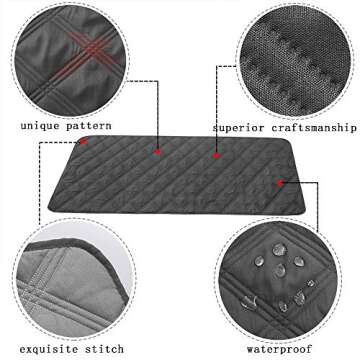 SUNNYTEX Waterproof & Reversible Dog Bed Cover Pet Blanket Sofa, Couch Cover Mattress Protector Furn...