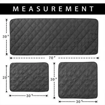 SUNNYTEX Waterproof & Reversible Dog Bed Cover for Pets