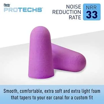 Flents Foam Ear Plugs - NRR 33 for Sleeping & Concerts