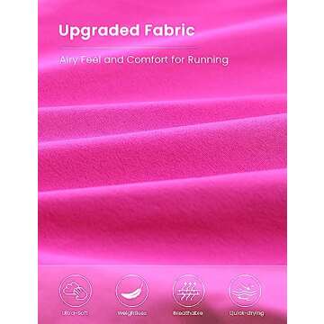 CRZ YOGA Women's High Waisted Pleated Tennis Skirts with Pockets Tummy Control Casual Liner A Line Workout Golf Skorts Hibiscus Purple X-Small