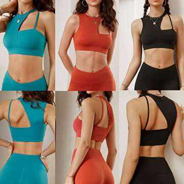 One Shoulder Sports Bra for Women - Stylish & Comfortable