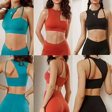 One Shoulder Sports Bra for Women - Stylish & Comfortable