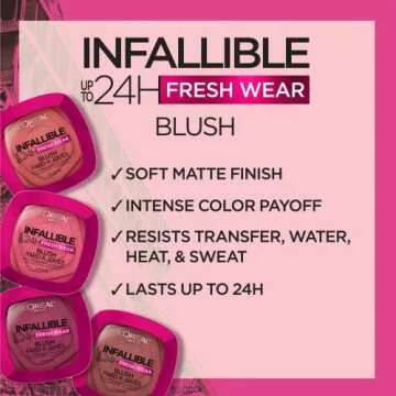 L'Oreal Infallible 24H Soft Matte Blush - Legendary Berry 15
