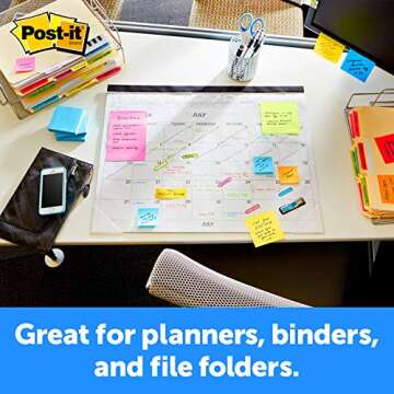 Post-it Tabs, 2-Inch Angled Solid, White, 50-Tabs/Pack (686A-50WH)