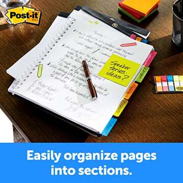 Post-it Tabs, 2-Inch Angled Solid, White, 50-Tabs/Pack (686A-50WH)