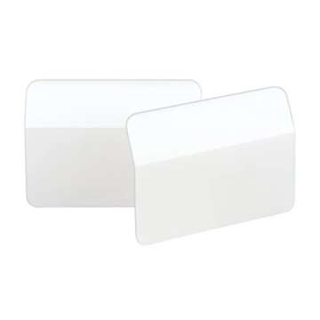 Post-it Tabs, 2-Inch Angled Solid, White, 50-Tabs/Pack (686A-50WH)