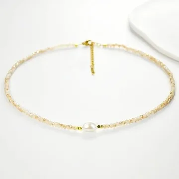 ERNAULO Colorful Beaded Necklace for Women Boho Gift