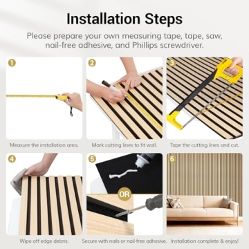 TONOR Wood Wall Panels for Elegant Soundproofing