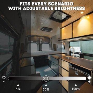 Acegoo RV Dimmable LED Puck Lights for Campervan