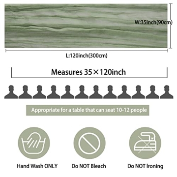 10Ft Dusty Sage Green Cheesecloth Table Runner Pack