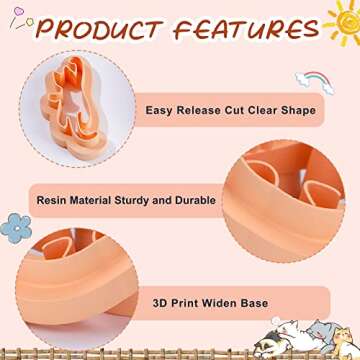 Kittens Polymer Clay Cutters for Cute Jewelry Making