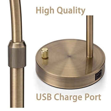 Stylish Rattan Table Lamp with USB Port for Boho Decor