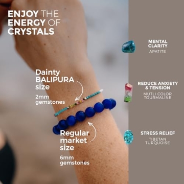 BALIPURA Clear Mind Aura Bracelet for Women - Spiritual Elegance