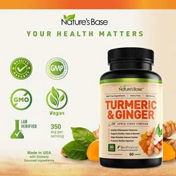 Potent Turmeric and Ginger Supplement for Joint Health