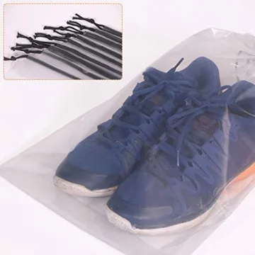 Transparent Shoe Bags for Travel - Set of 24 Organizers