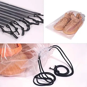 Transparent Shoe Bags for Travel - Set of 24 Organizers