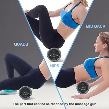 Remote Control Vibrating Foam Roller for Muscle Recovery