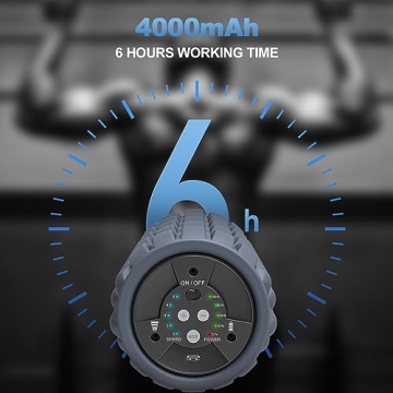 Remote Control Vibrating Foam Roller for Muscle Recovery