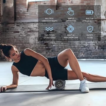 Remote Control Vibrating Foam Roller for Muscle Recovery