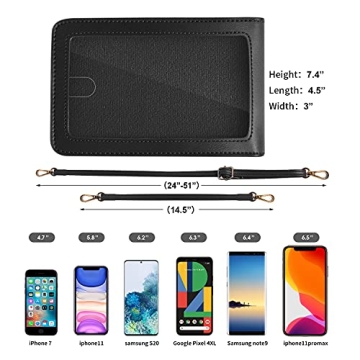 Crossbody Phone Bag for Women Stylish Touch Screen Purse