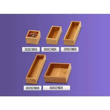 Bamboo Drawer Organizer - Stylish & Eco-Friendly Storage