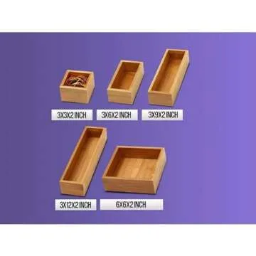 Bamboo Drawer Organizer - Stylish & Eco-Friendly Storage