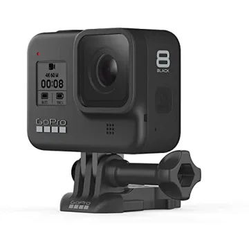 GoPro HERO8 Black - Waterproof Action Camera with Touch Screen, 4K Ultra HD Video and 12MP Photos, 1...
