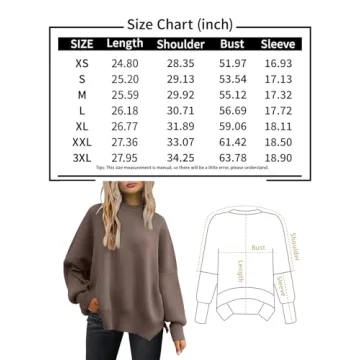 LILLUSORY Oversized Batwing Sweaters for Fall 2024