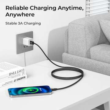 Durable USB Type C Charger Cable for AirPods 4th Gen