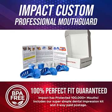 Impact Custom Professional MMA/Boxing/Muay Thai Mouthguard White