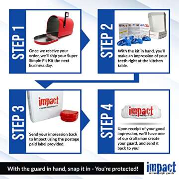 Impact Custom Professional MMA/Boxing/Muay Thai Mouthguard White