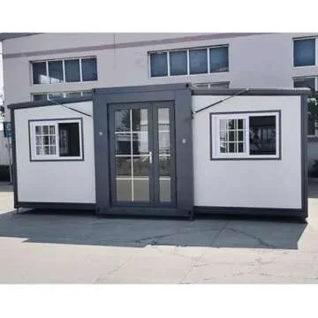 Jaxenor 13x20ft Portable Prefabricated Tiny Home, Mobile Expandable Plastic Prefab House for Hotel, Booth, Office, Guard House, Shop, Villa, Warehouse, Workshop (with Restroom)