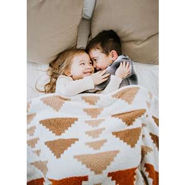 Aubree Says Aztec Print Throw - Cozy Lightweight Blanket