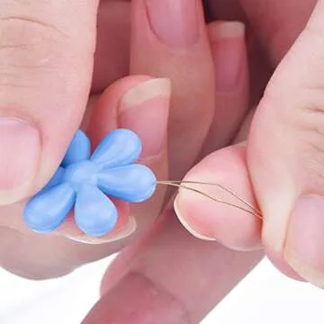 TecUnite 30 Multicolor Needle Threaders with Storage Box