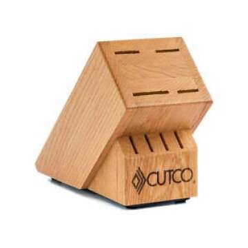 Cutco Studio + 4 Set Knife Block - Oak Finish for Culinary Excellence