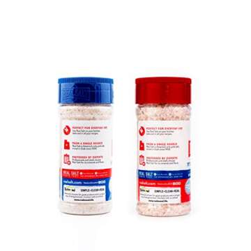 Redmond Real Salt - 10oz Fine and Kosher Shakers