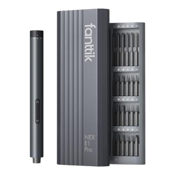 Fanttik E1 Pro 3.7V Mini Electric Screwdriver, Precision Screwdriver Set with 24 Magnetic Bits, Max....