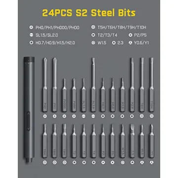 Fanttik E1 Pro Mini Electric Screwdriver Set - 24 Bits Included