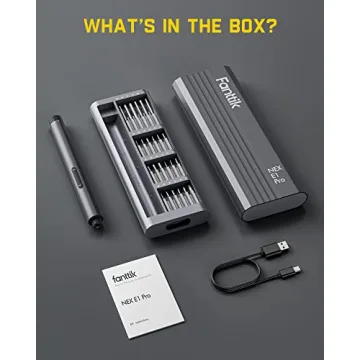 Fanttik E1 Pro Mini Electric Screwdriver Set - 24 Bits Included