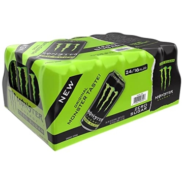 Monster Energy Zero Sugar – Low Calorie Drink, 24 Pack