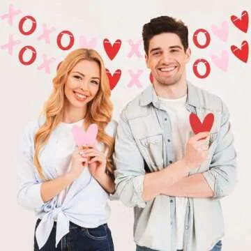 Valentine's Day Heart Garland Banner for Romantic Decor