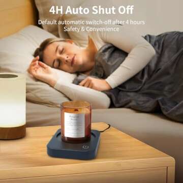 AnbanglinCoffee Mug Warmer, Smart Cup Warmer for Desk, 3 Temperature Control & Auto Shut Off, Electr...