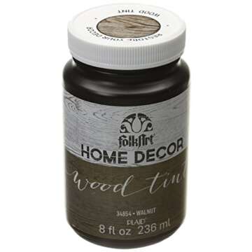 FolkArt Home Decor Wood Tint (8 Ounce), Walnut - Easy to Use Wood Stain for Creative Projects
