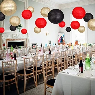 Stylish Paper Lanterns for Parties & Weddings - 15pcs
