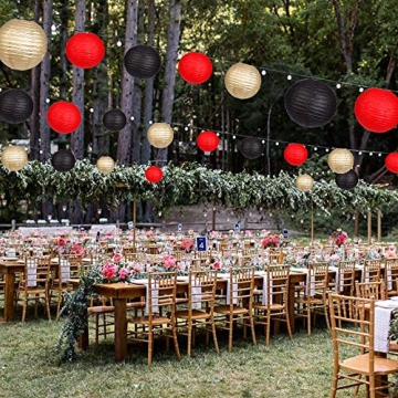 Stylish Paper Lanterns for Parties & Weddings - 15pcs
