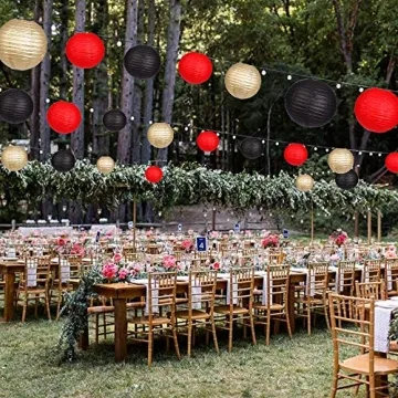 Stylish Paper Lanterns for Parties & Weddings - 15pcs