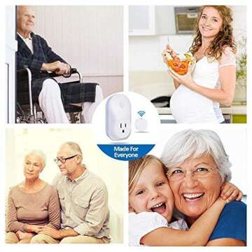 Garbage Disposal Wireless Switch Kit No Drilling On Sink Top, Remote Control Outlet Wireless Switch for Household Appliances, Up to 100ft. Range