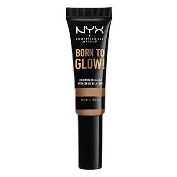 NYX PROFESSIONAL MAKEUP Born To Glow Radiant Concealer, Medium Coverage - Caramel