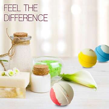 STNTUS 12 Bath Bomb Gift Set for Women and Kids